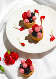 Mini Stylish Key Lime Tart with Berries