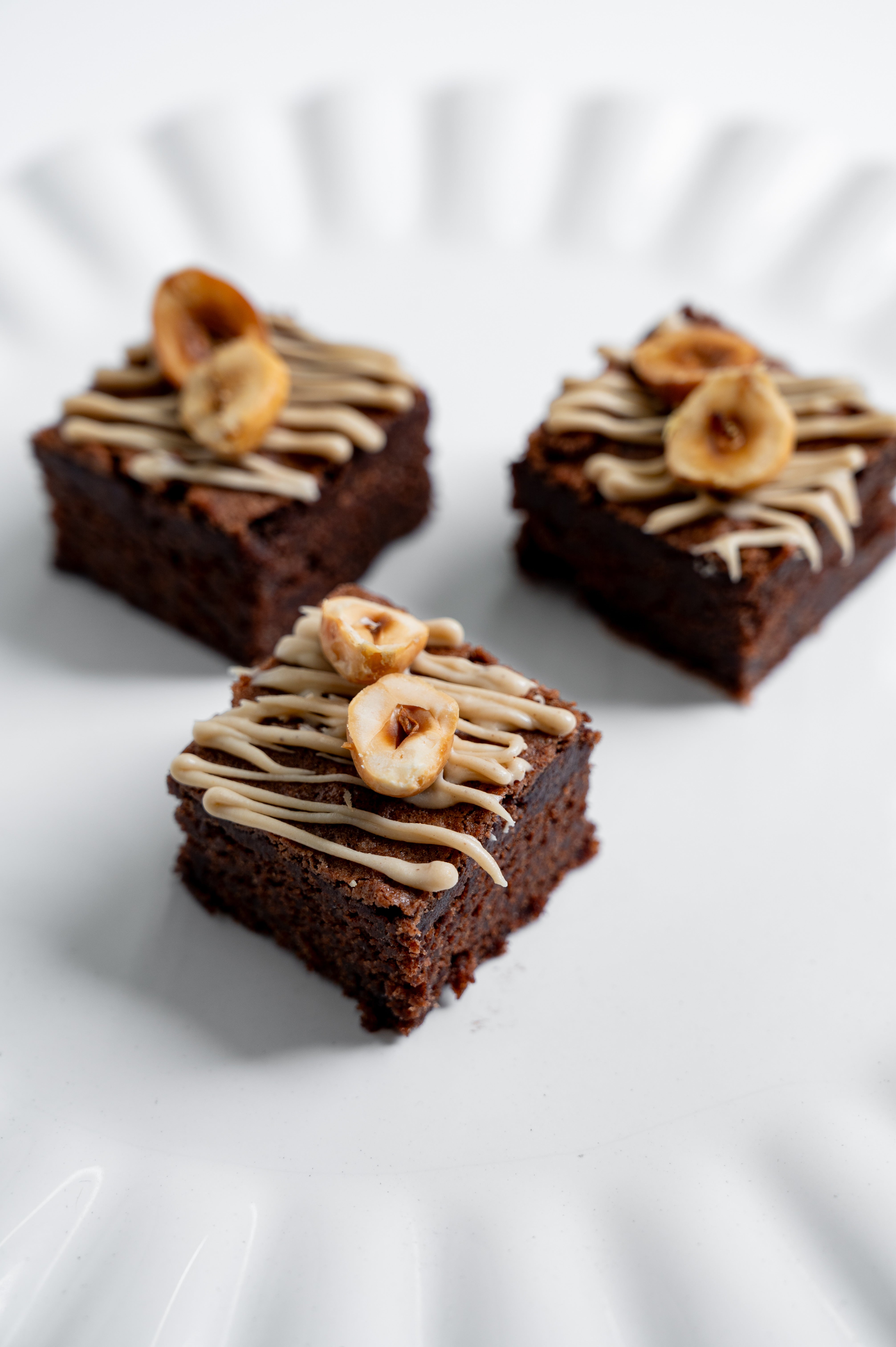 Mini Brownie with Hazelnut