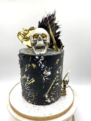 Midnight Skull Cake