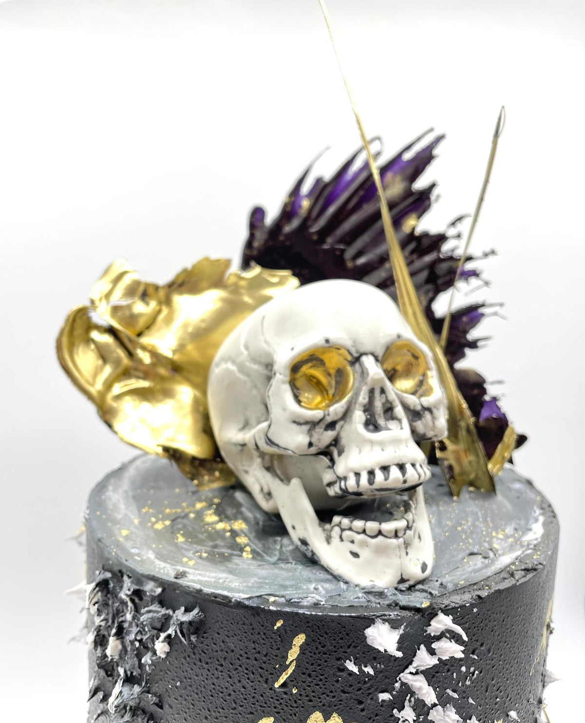 Midnight Skull Cake