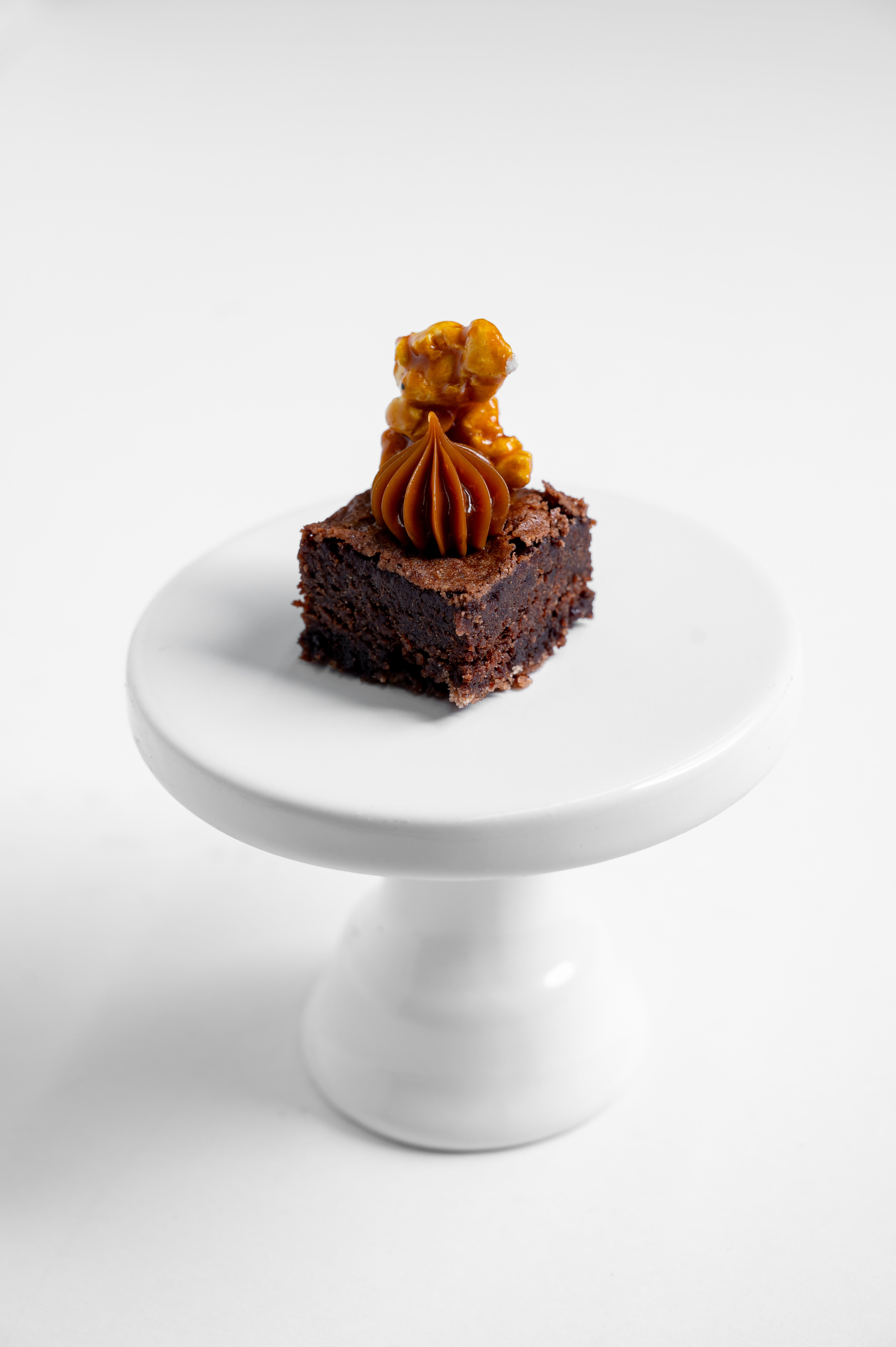 Mini Brownie with Dulce de Leche