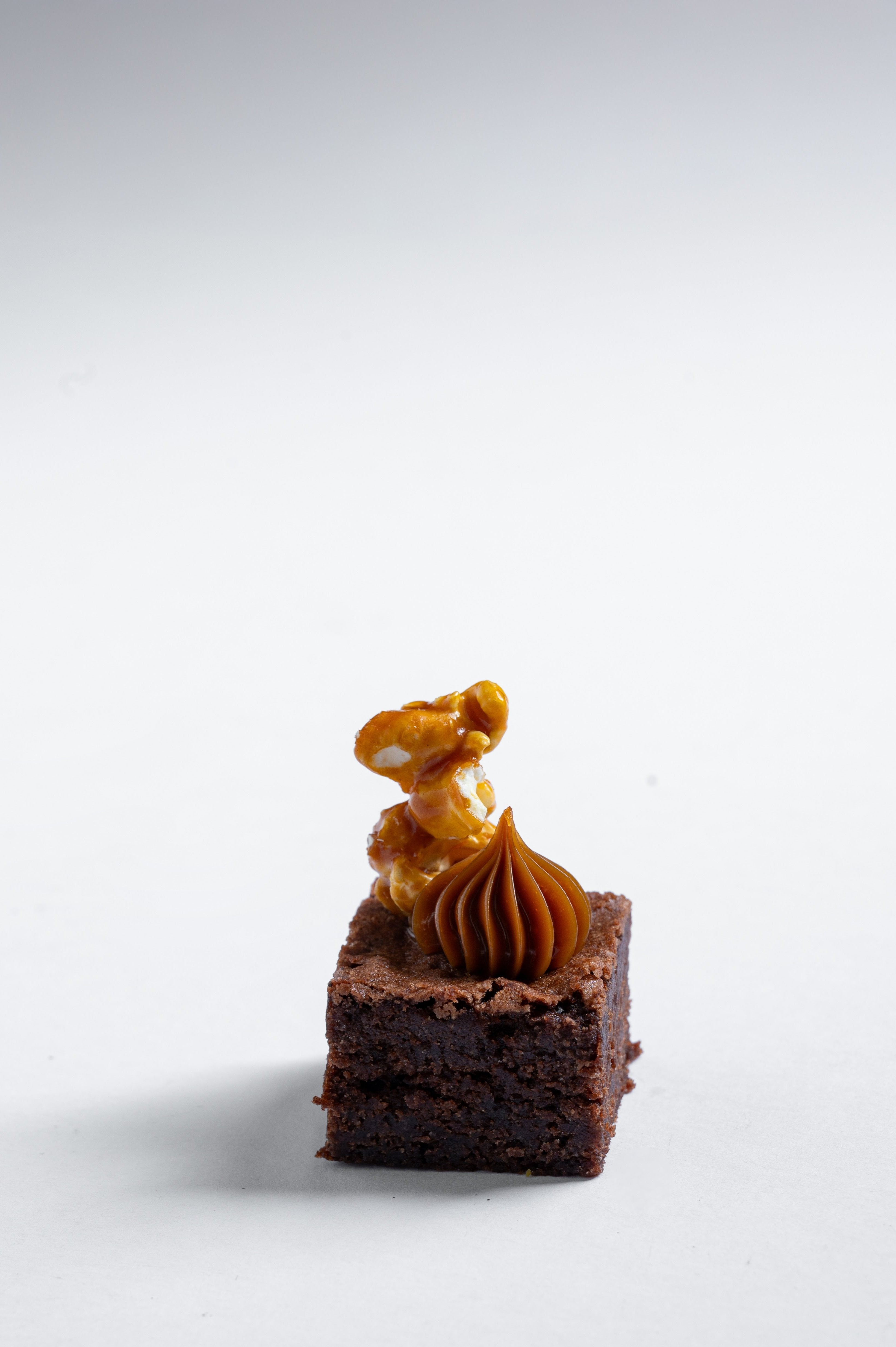 Mini Brownie with Dulce de Leche